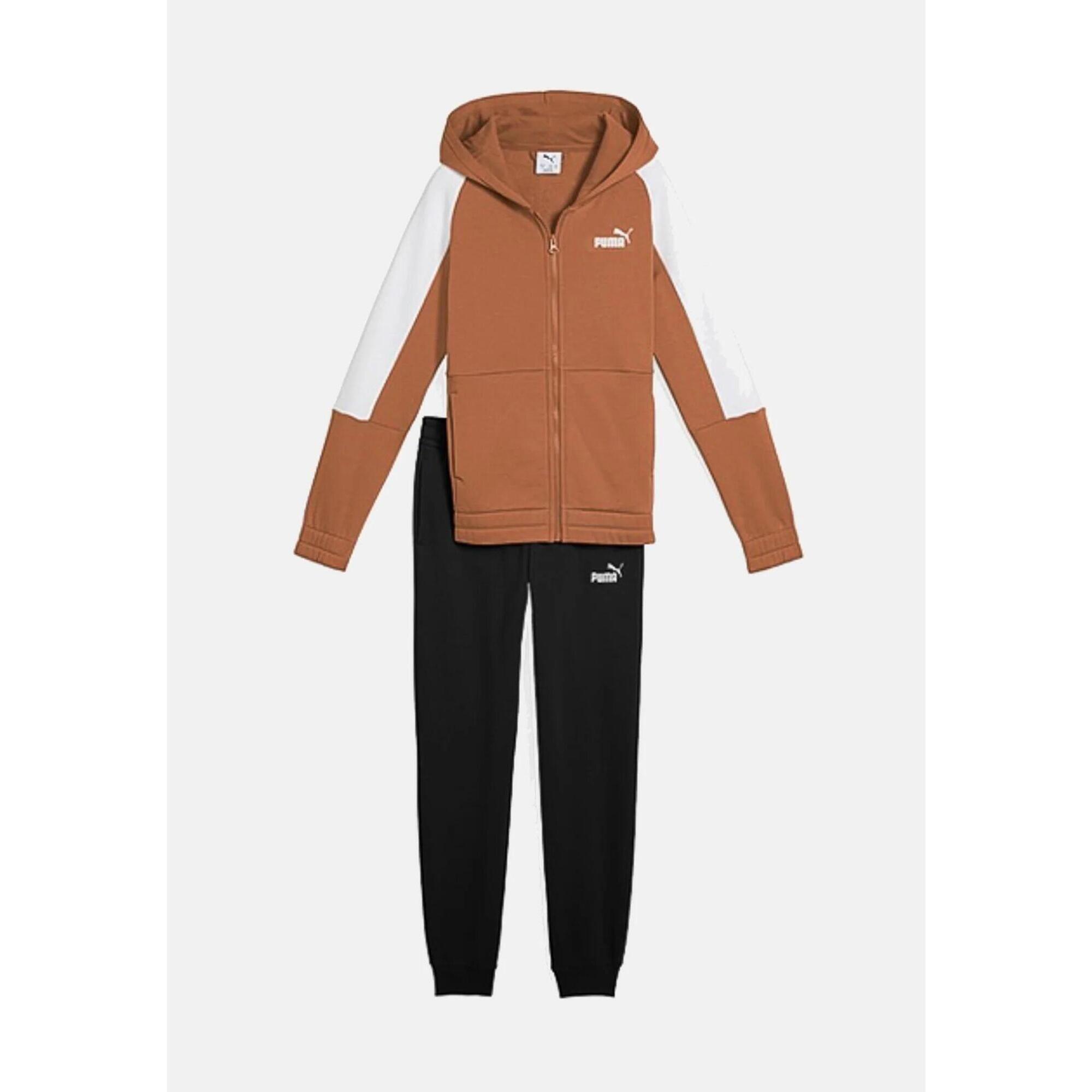 Puma - Survêtement Complet Puma Modèle 689724-67 Pour Enfants - Survêtement - Marron|multicolore - 10 À 12 Ans - Decathlon