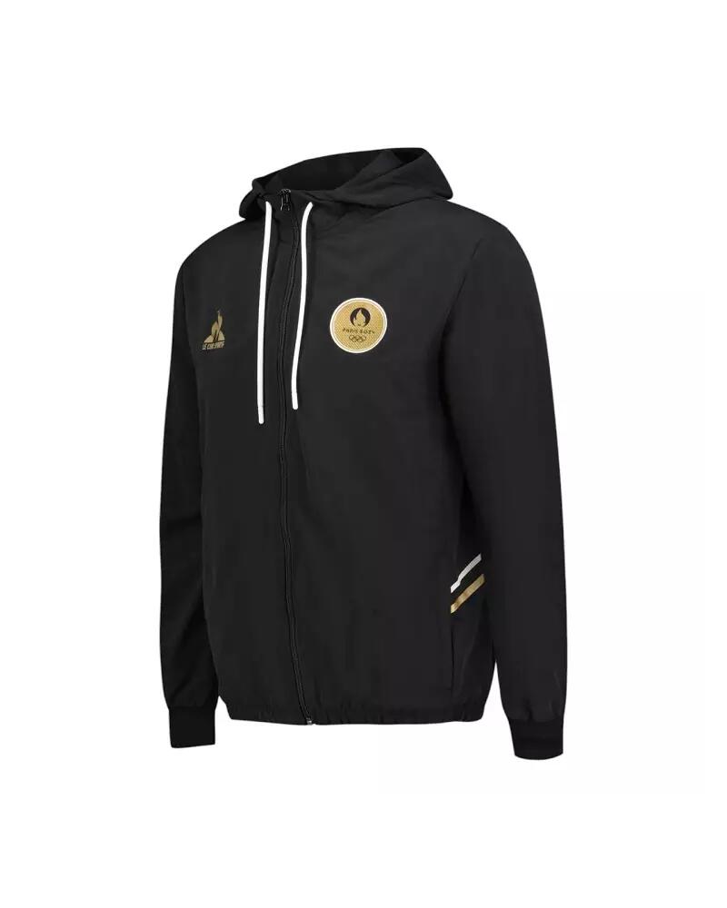 Survêtement Le Coq Sportif FOOT P24 FZ HOODY NÂ°1 M Noir 2/6