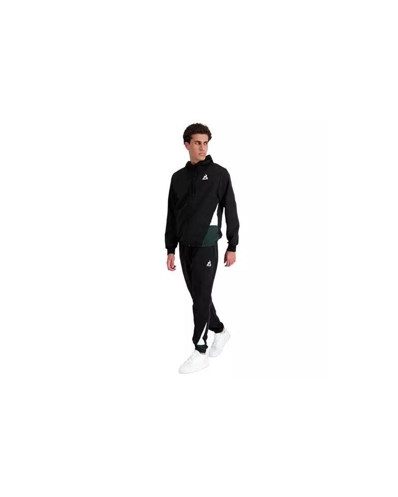 Survêtement Le Coq Sportif CT FZ HOODY NÂ°1 M Noir 5/6