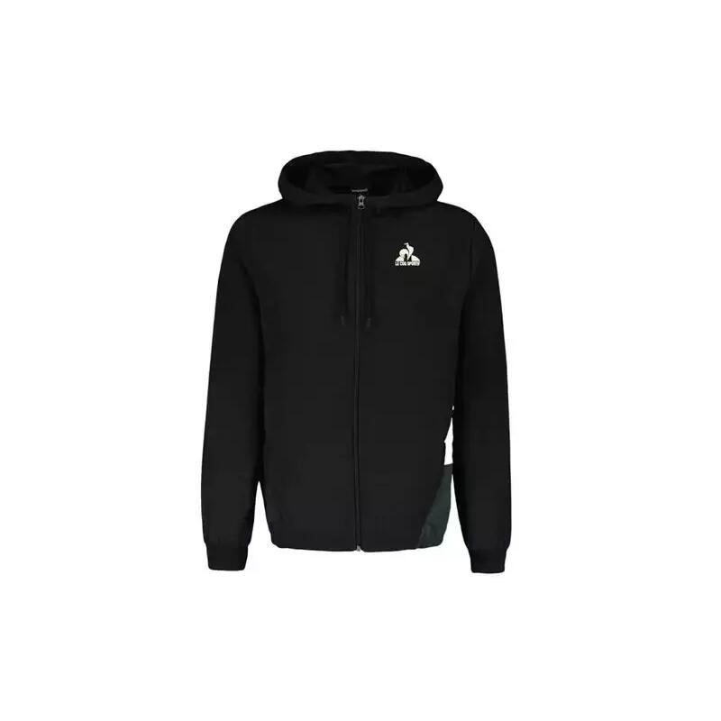 Survêtement Le Coq Sportif CT FZ HOODY NÂ°1 M Noir