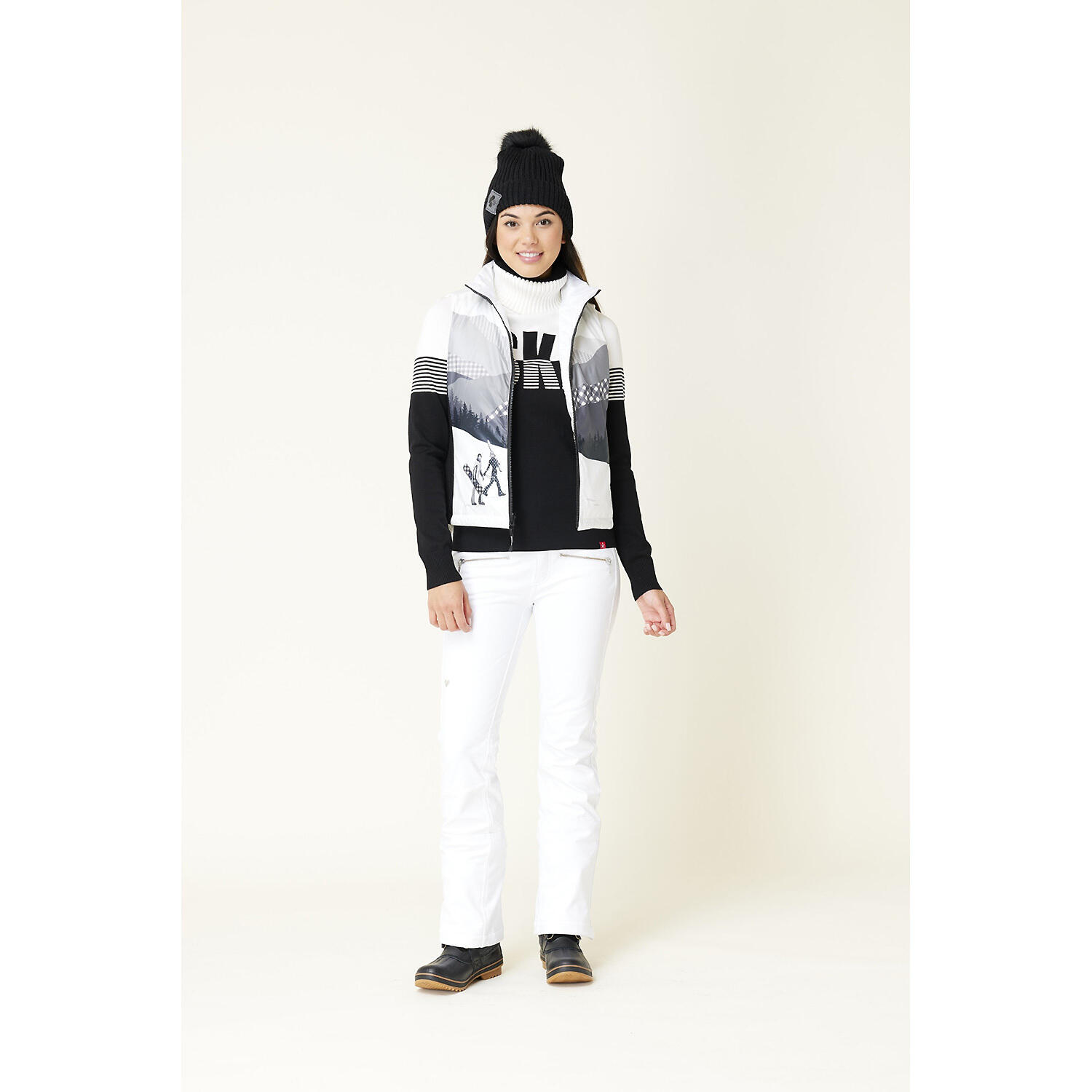 Damen Weste W SELA REVERSIBLE VEST 3/7