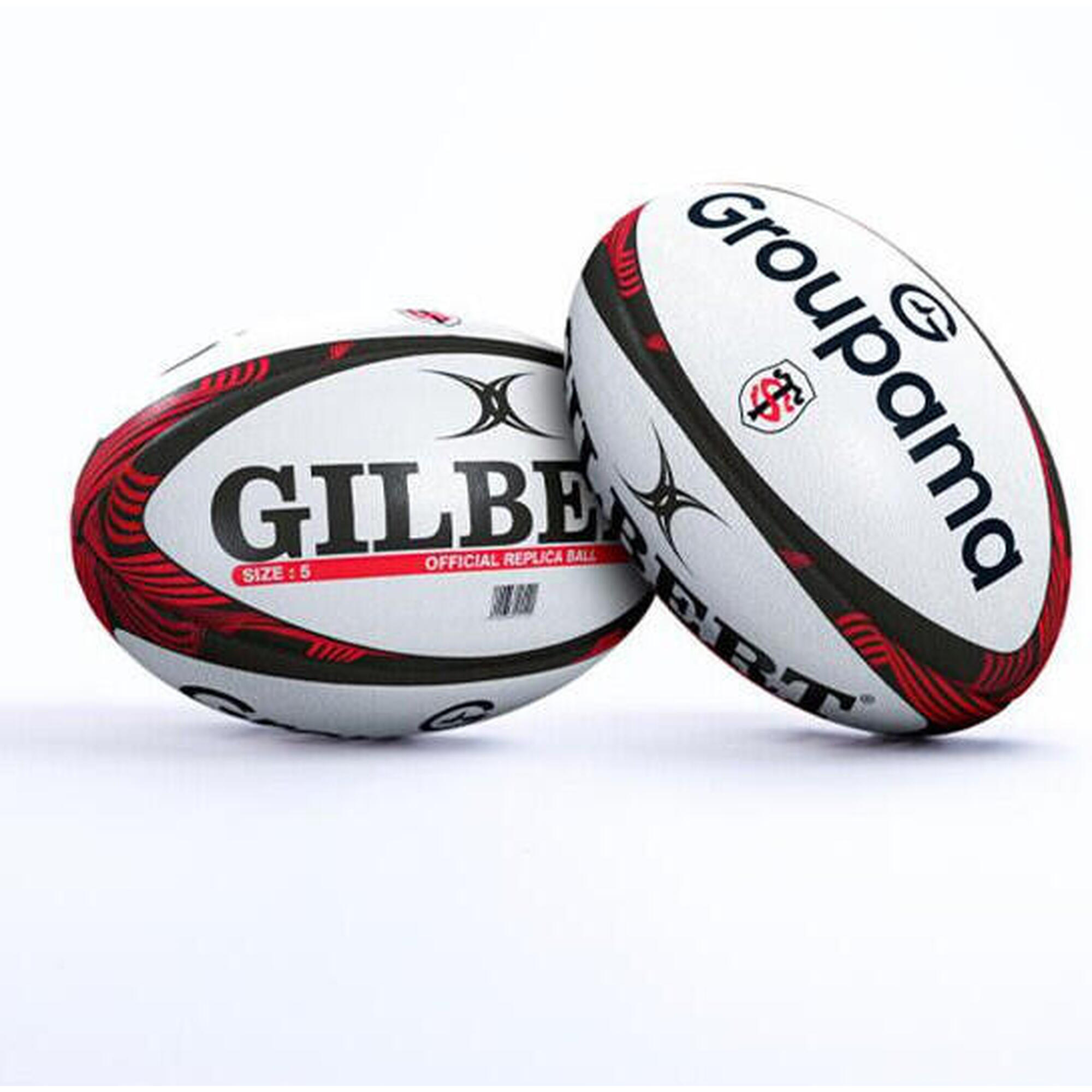 Gilbert Pallone Da Rugby Ufficiale Stade Toulousain - Taglia 5 - Collezione Toulouse