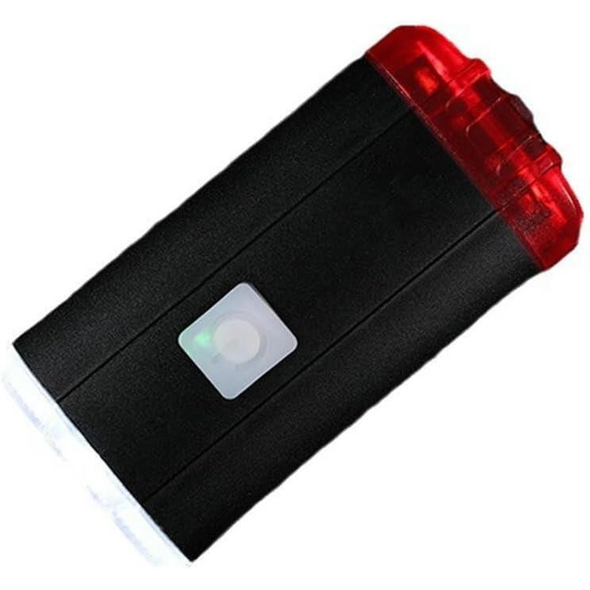 Lumină pentru cască de bicicletă, reîncărcabilă prin USB, Carsons EOS080S.