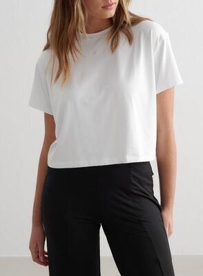 Damen T-Shirt Lockere Passform Feuchtigkeitsableitend Schwarz