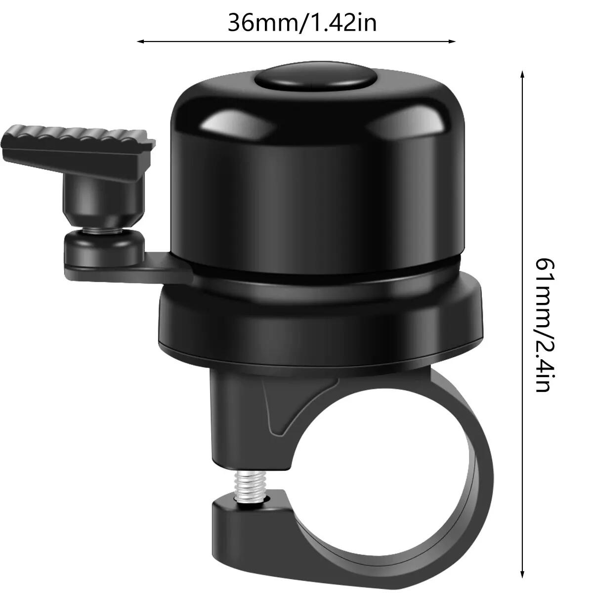 campainha de bicicleta com suporte airtag oculto guiador 22–25 mm 6/6