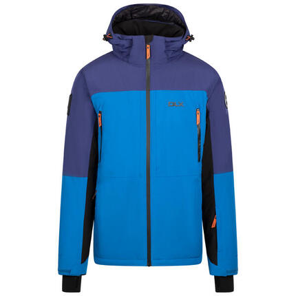 Dlx Michael - Veste de ski homme bleue capuche amovible