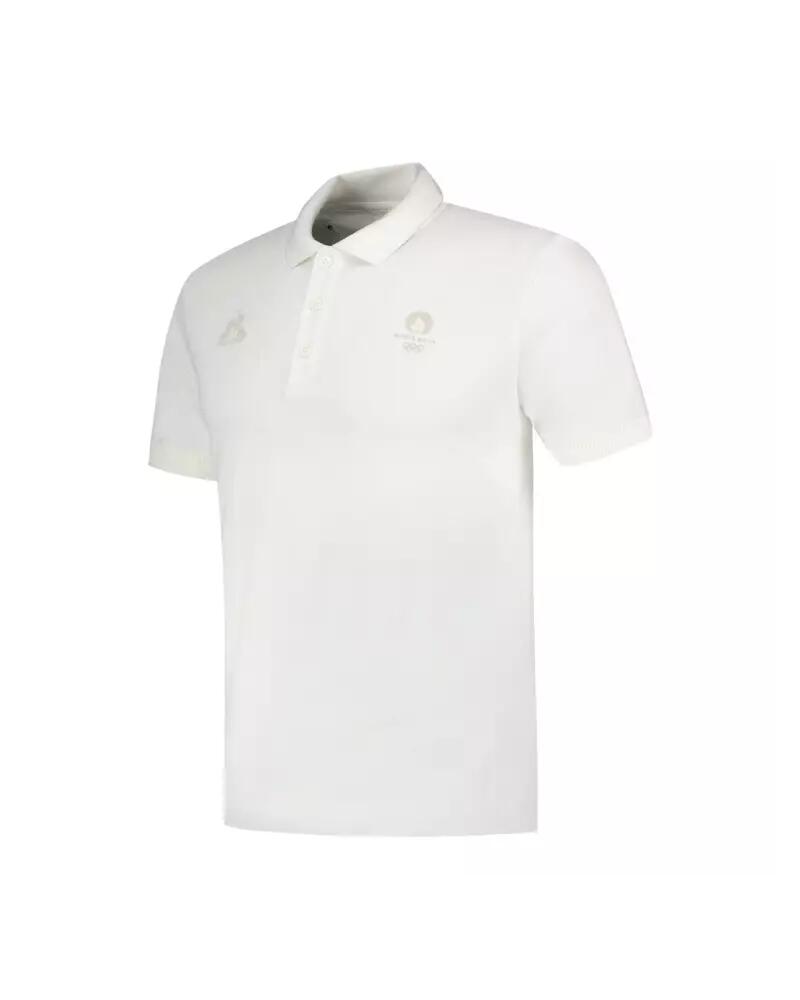 Tshirt Le Coq Sportif ESS P24 TEE SS NÂ°2 M Blanc 2/5
