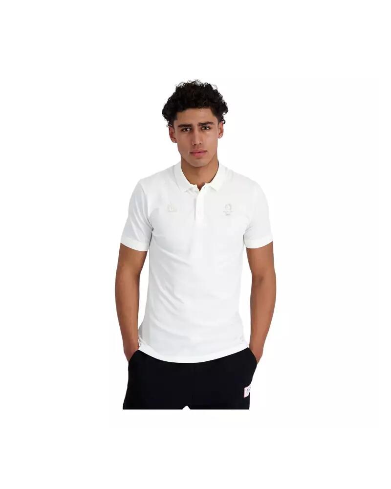 Tshirt Le Coq Sportif ESS P24 TEE SS NÂ°2 M Blanc 4/5
