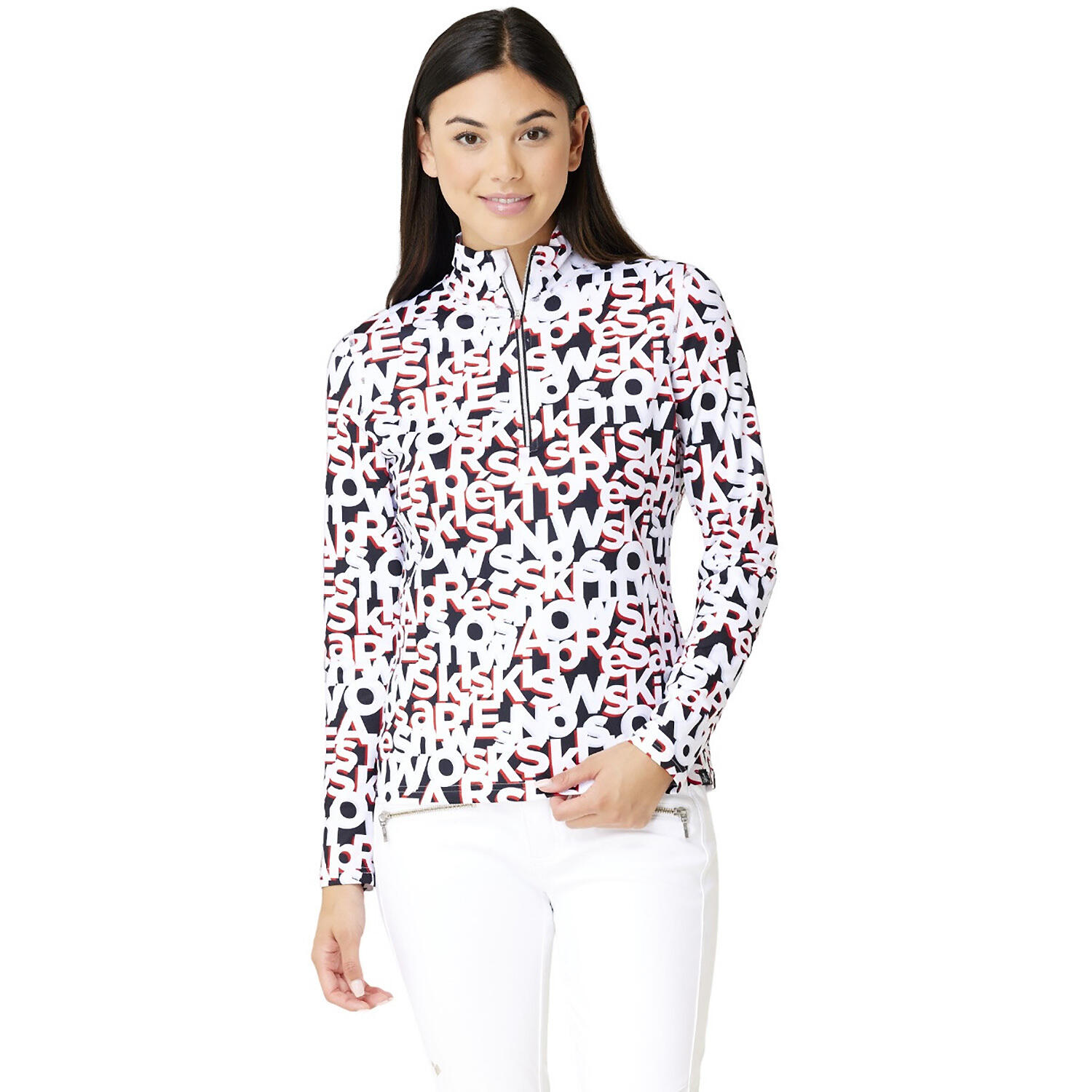 Damen Longsleeve W POWDER DAZE BASELAYER TOP 1/4