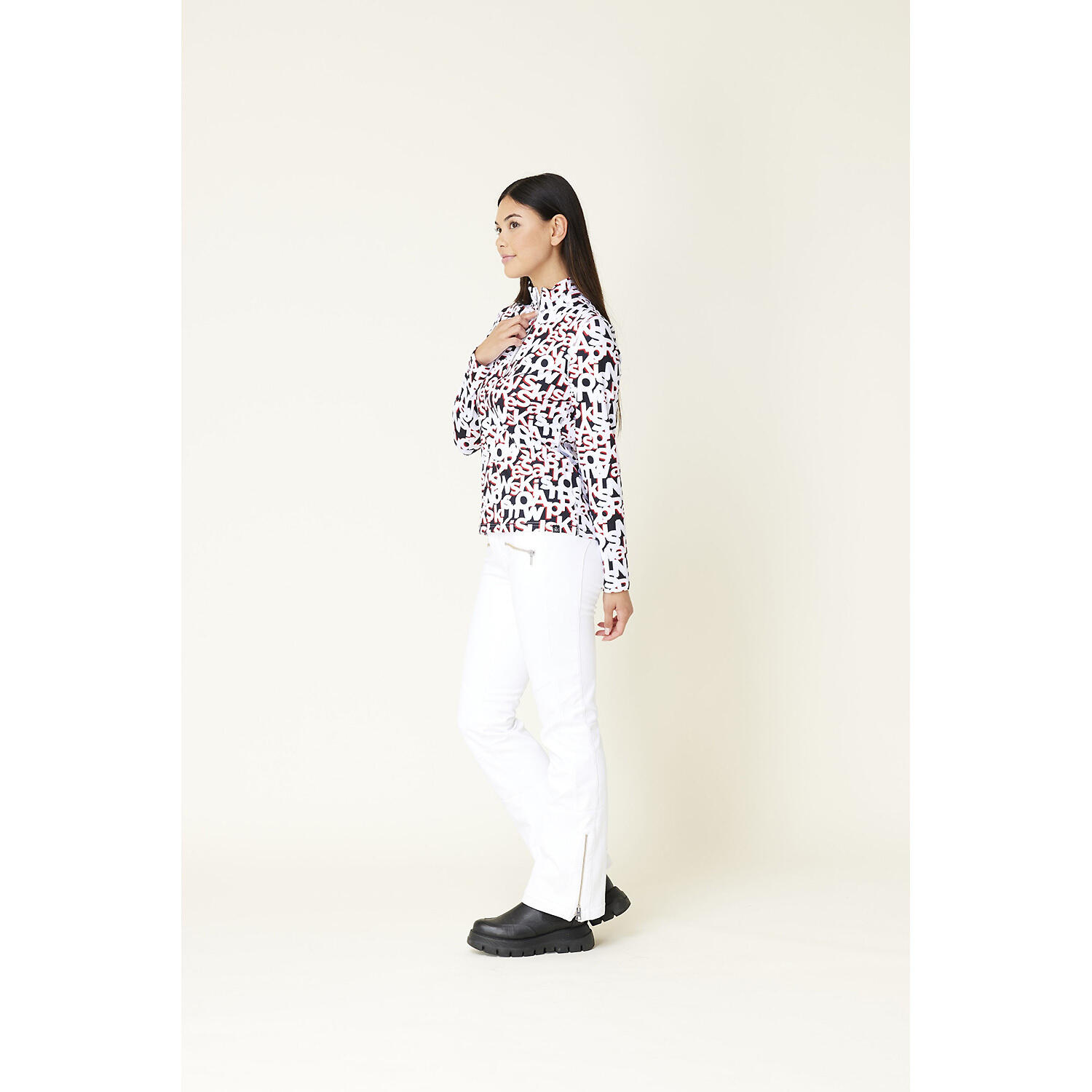 Damen Longsleeve W POWDER DAZE BASELAYER TOP 3/4