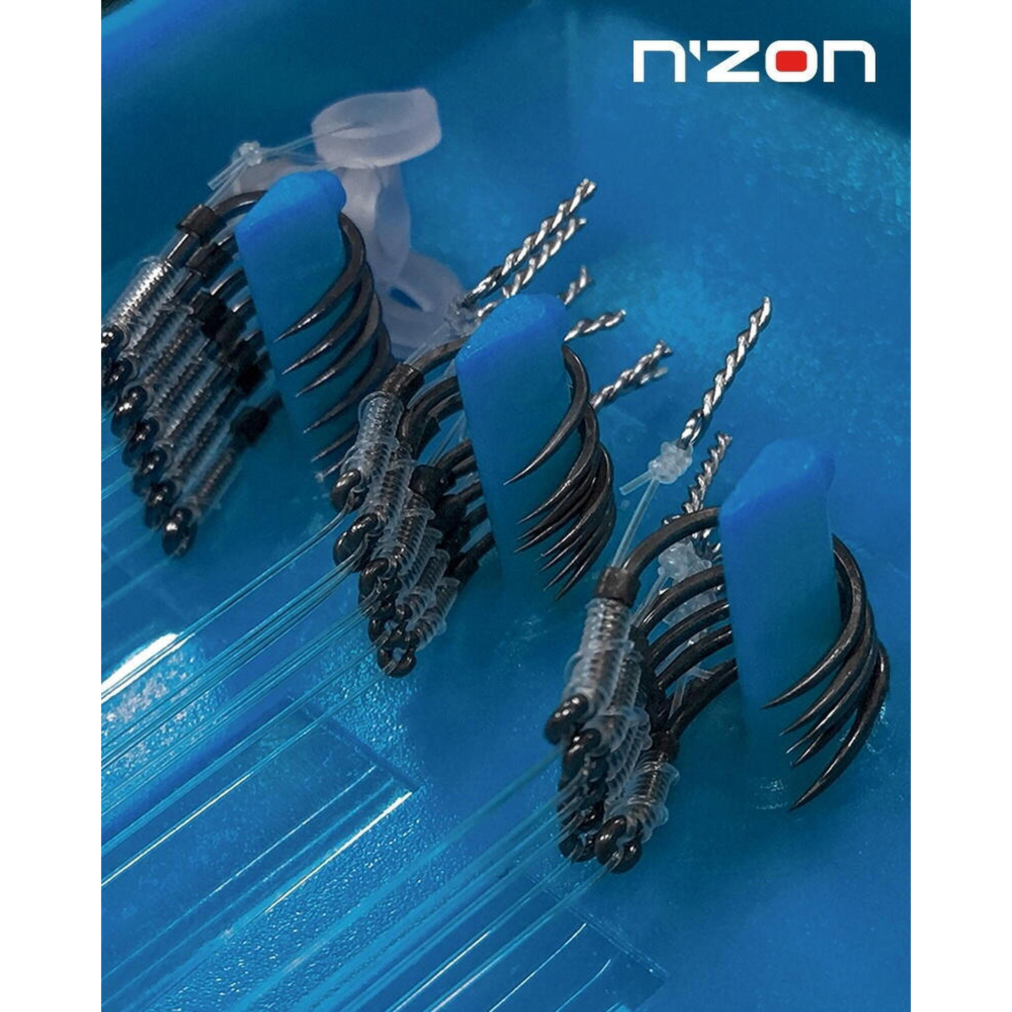 Cutie dubla Daiwa N Zone pentru forface pescuit blue & black