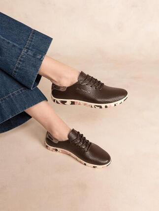 Baskets Femme - JAZARU Blanc/ecru