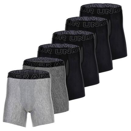 Boxershort Herren 6er Pack Figurbetont-UA PERFORMANCE TECH - SOLID 6 IN 6PK