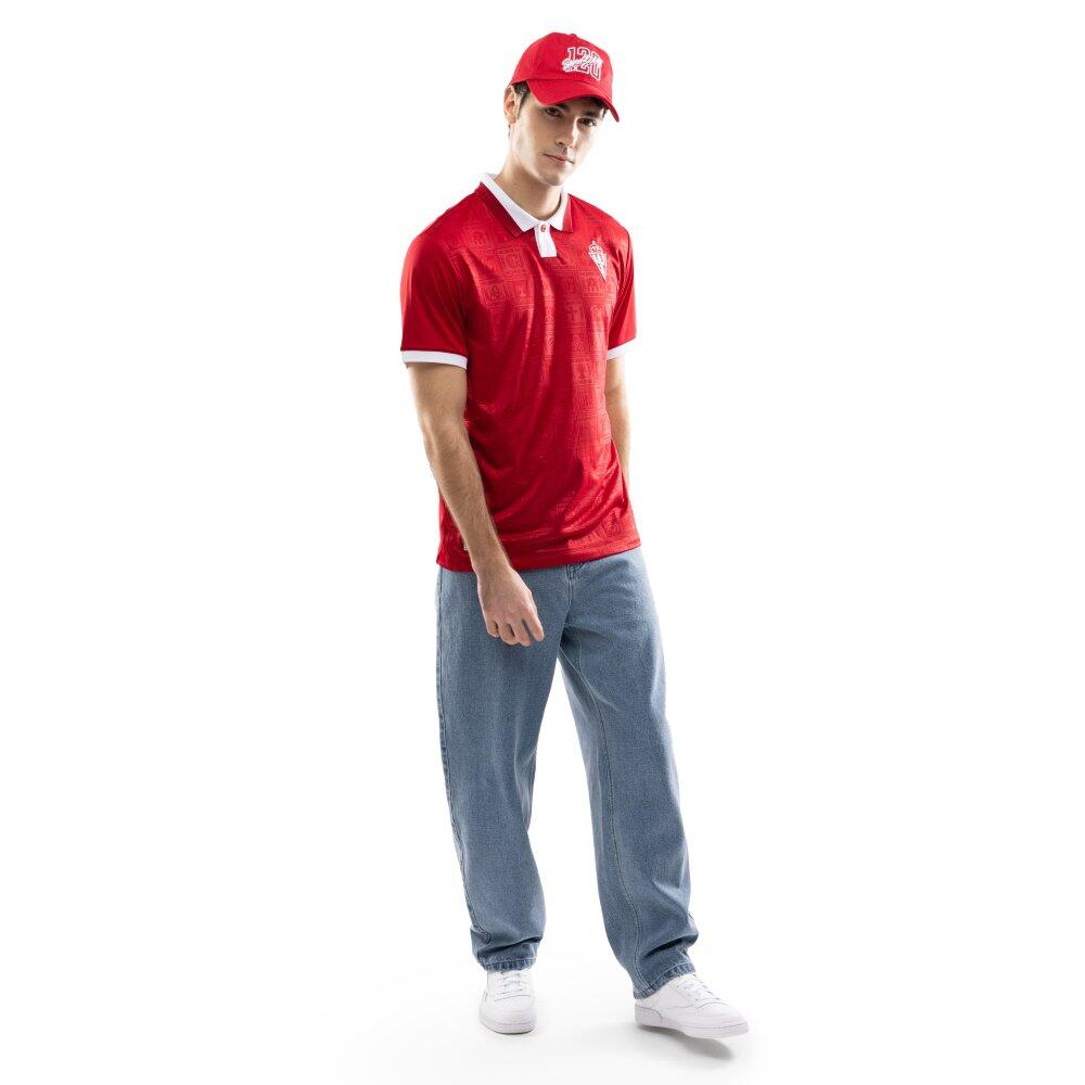 Heren real sporting de gijón 120-jarig jubileum poloshirt SC120 Sportinguista R 3/7