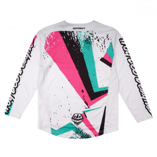 Troy Lee Designs Sprint Youth Long Sleeve Jersey White 2/7