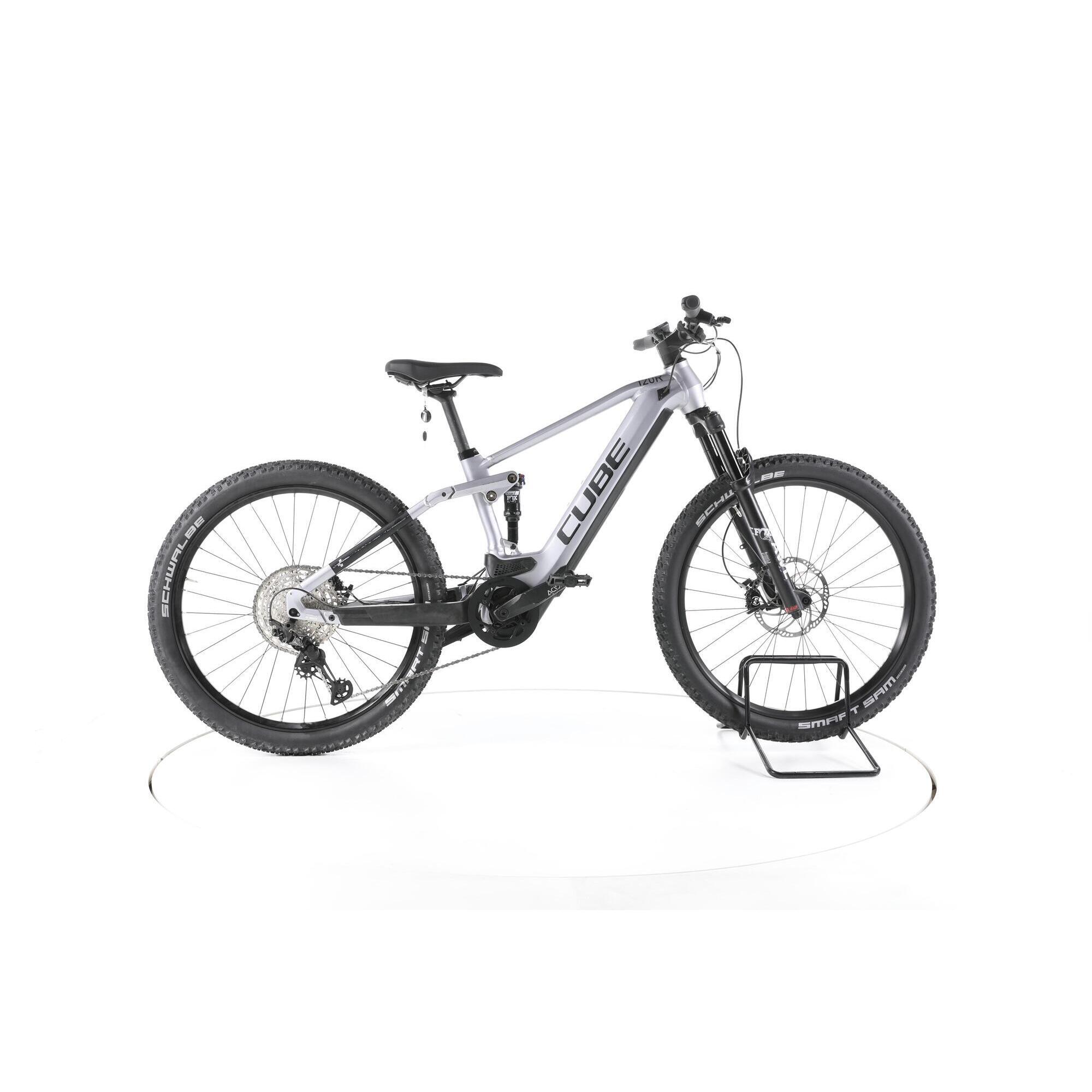 Cube - Reconditionné - Cube Stereo Hybrid 120 Race Vélo Électrique Vtt - Très Bon - Vélo Tout Terrain - Gris - Petit - Decathlon
