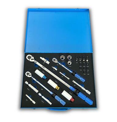 Drehmomentschlüssel Fahrrad 32-teiliges Set 2-210 Nm