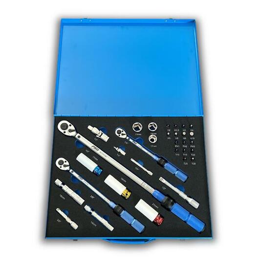 Drehmomentschlüssel Fahrrad 32-teiliges Set 2-210 Nm