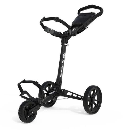 Sun Mountain Ridgeline 3 Push Cart Carrello da golf manuale Blu navy
