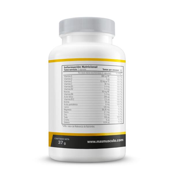 Multivitaminici - 60 capsule vegetali MASmusculo 3/5