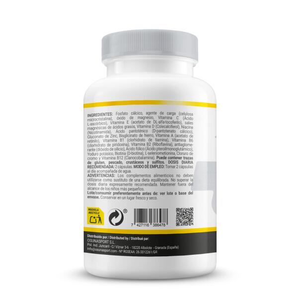 Multivitaminici - 60 capsule vegetali MASmusculo 2/5