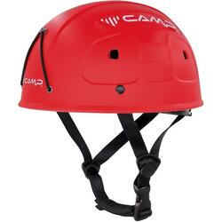Casque Escalade CAMP Rockstar rouge, coque PP, 53–62 cm, 4 voies EN12492