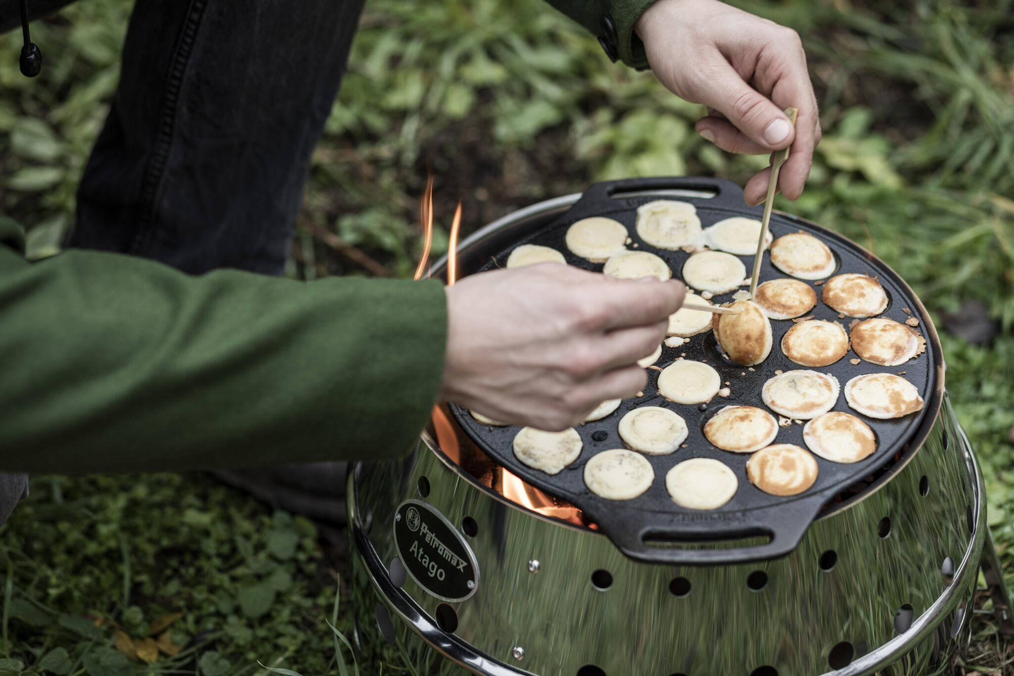 Petromax Poff30-Poêle en fonte Poffertjes - XL 4/7