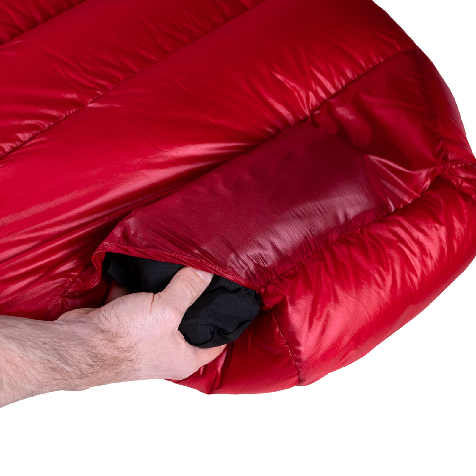 Mumienschlafsack Pyro 250 Trekking 3 Jahreszeiten Daunen Schlafsack -12° 4/7