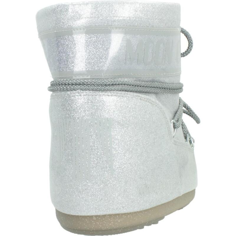Cizme Moon Boot Model Mb Icon Low Glitt Culoare Argint
