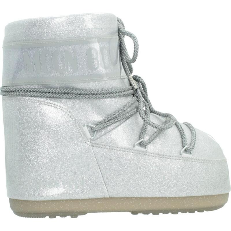 Cizme Moon Boot Model Mb Icon Low Glitt Culoare Argint
