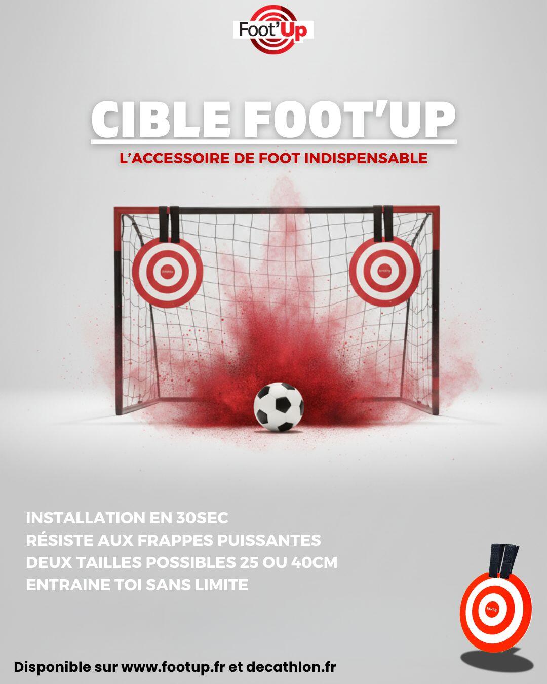 2 Cibles De But De Football Réglables – 15 Cm, Avec Sangles Longues Pour Entraînement Précision