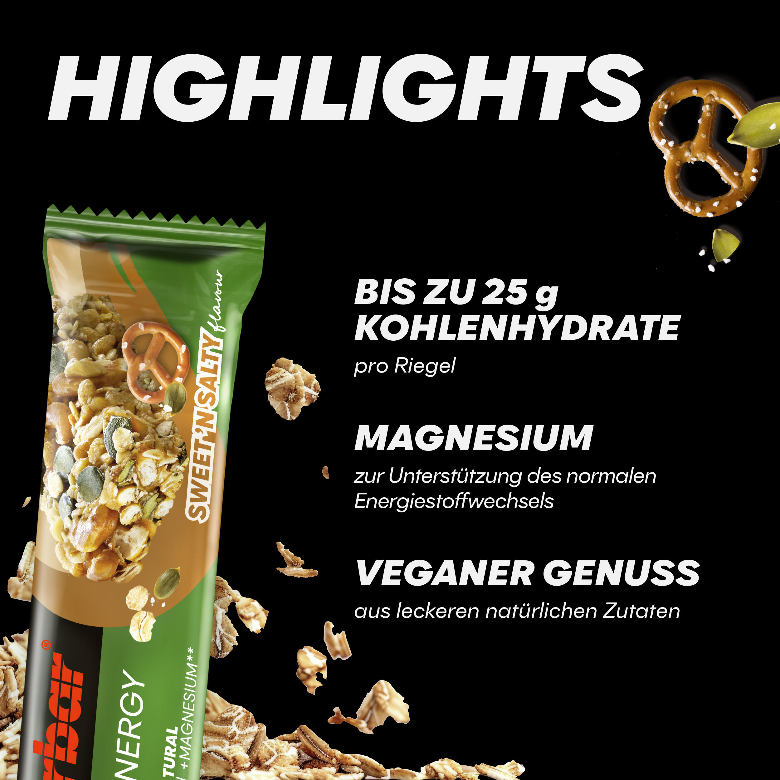 Barres de nutrition cereal PowerBar Natural Energy 4/7