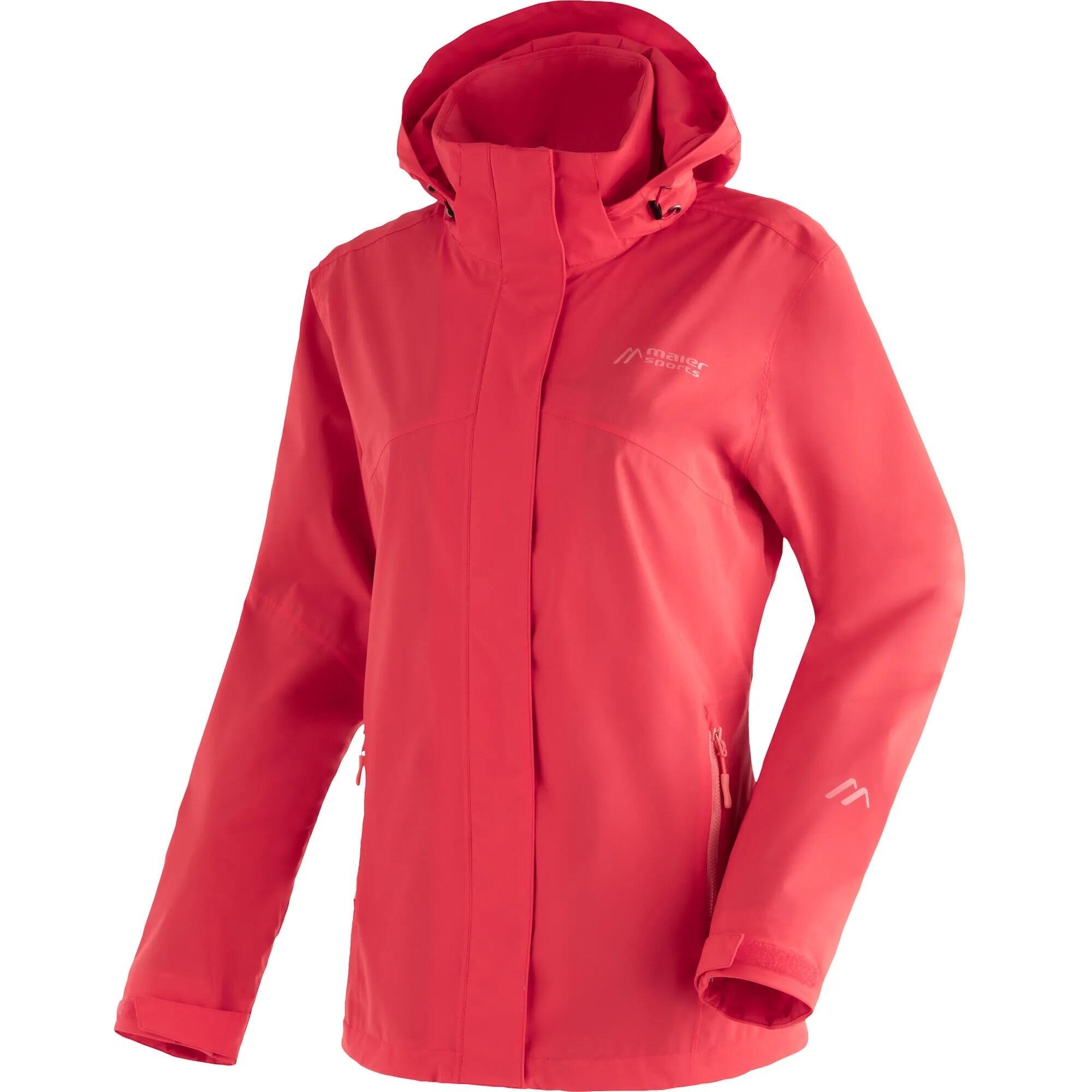 Maier Sports - Maier Sports Funktionsjacke Metor Rec W Damen Watermelon/ Tulip 42 - Veste - Gris|rouge - Decathlon