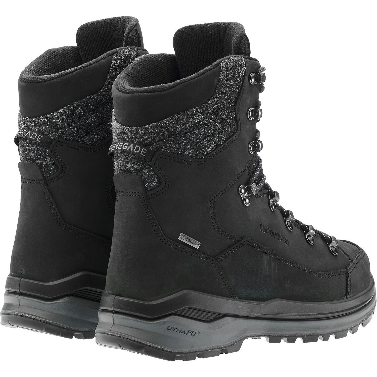 LOWA Herren RENEGADE EVO ICE 2 GTX Winterstiefel 411951 9930 Black/Grey 7/7
