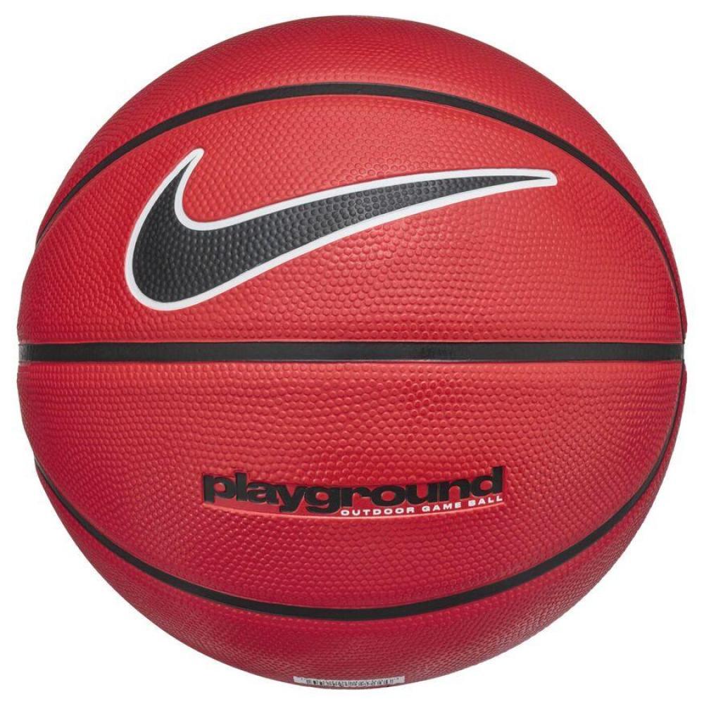 Nike - Ballon Nike Everyday Playground 8p Graphic - Ballon De Basket - Noir|rouge - 7 - Decathlon