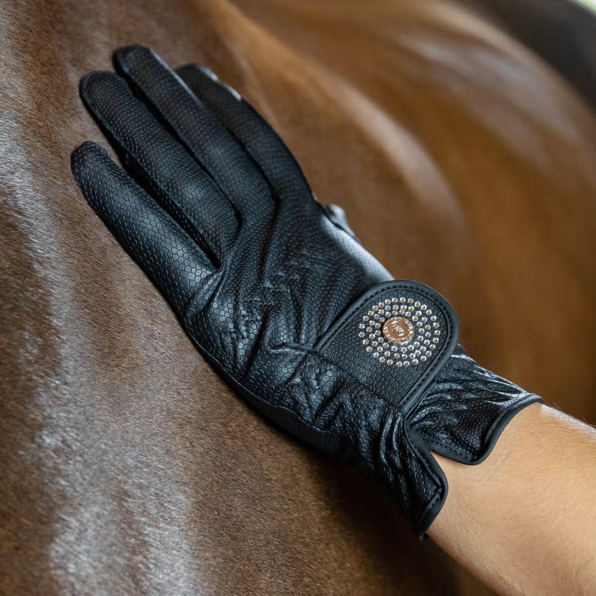 Reit-Handschuhe mit Grip und Glitzer Kentucky Horsewear 3/4