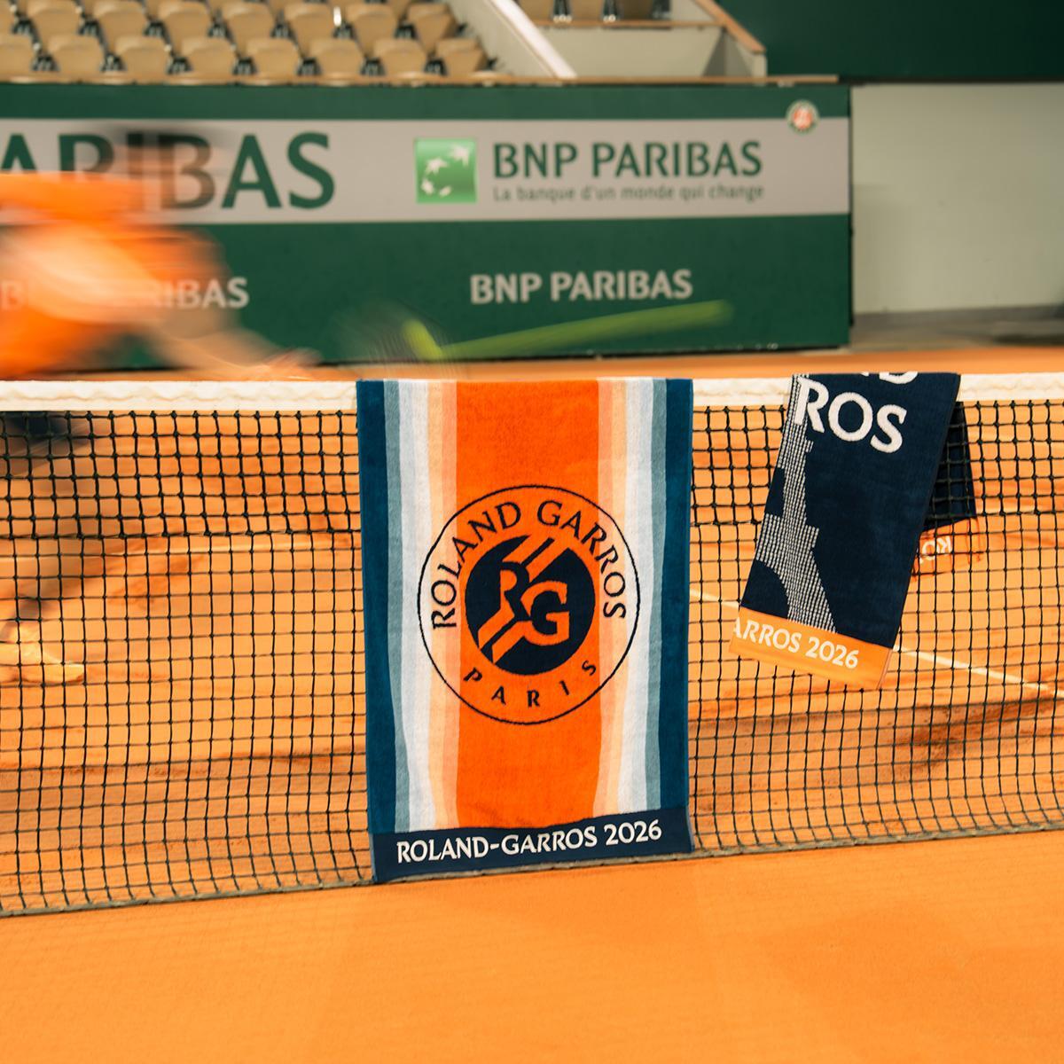 Carre Blanc - Serviette Officielle Joueur•se Roland-garros 2026 - Serviette - Multicolore - Decathlon