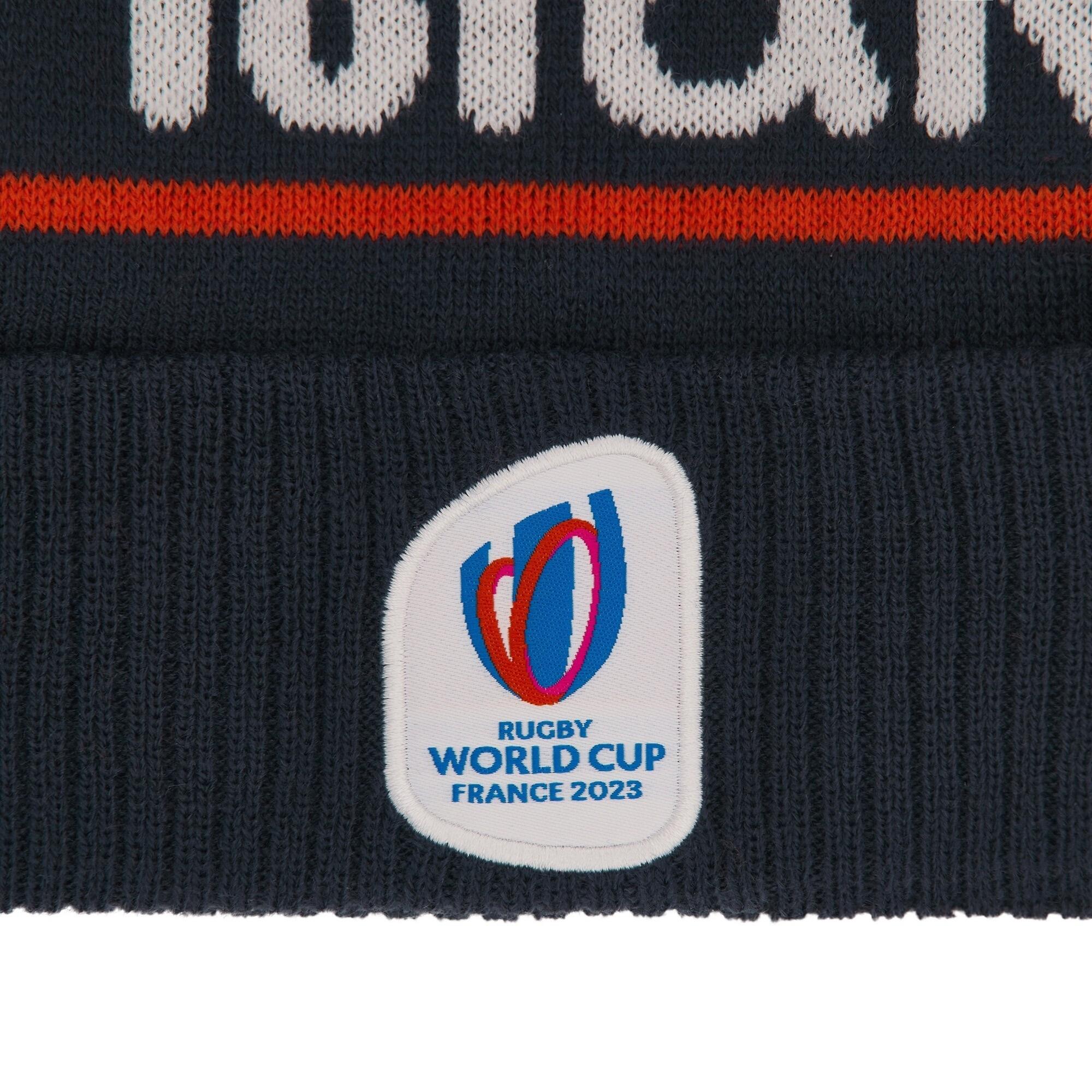 Bonnet avec pompon Macron RWC France 2023 Marseille 3/4