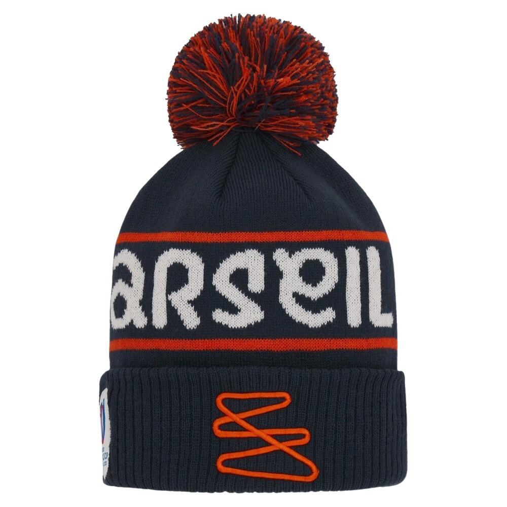 Bonnet with pompon Macron RWC France 2023 Marseille