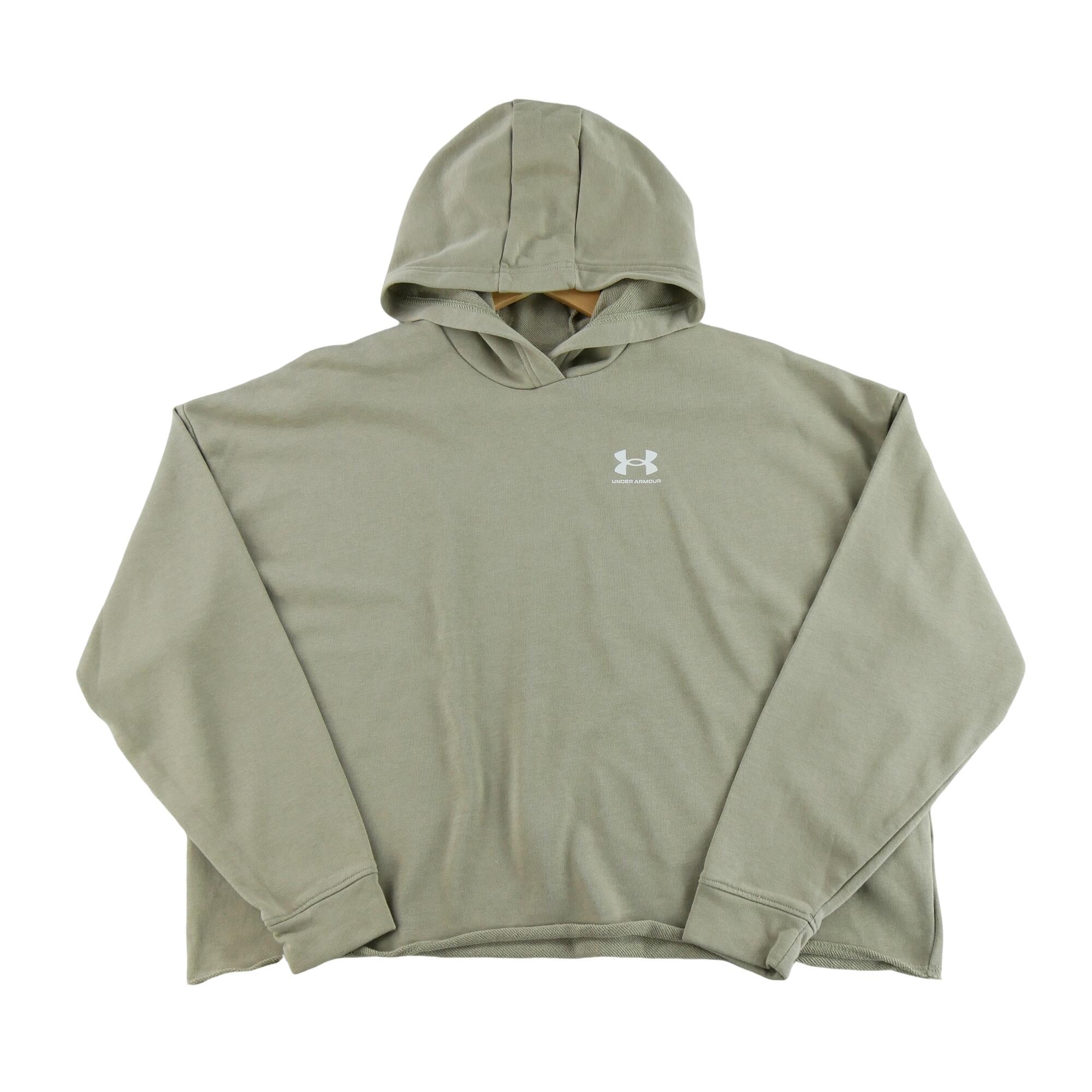 UNDER ARMOUR Reconditionné - Sweat à capuche Femme Kaki - Excellent