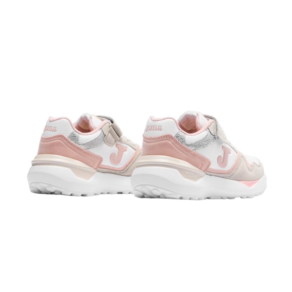 Joma 3080 JR 2625 Bege Rosa – Sapatilhas Casual para Menina Respiráveis com Sola 3/5