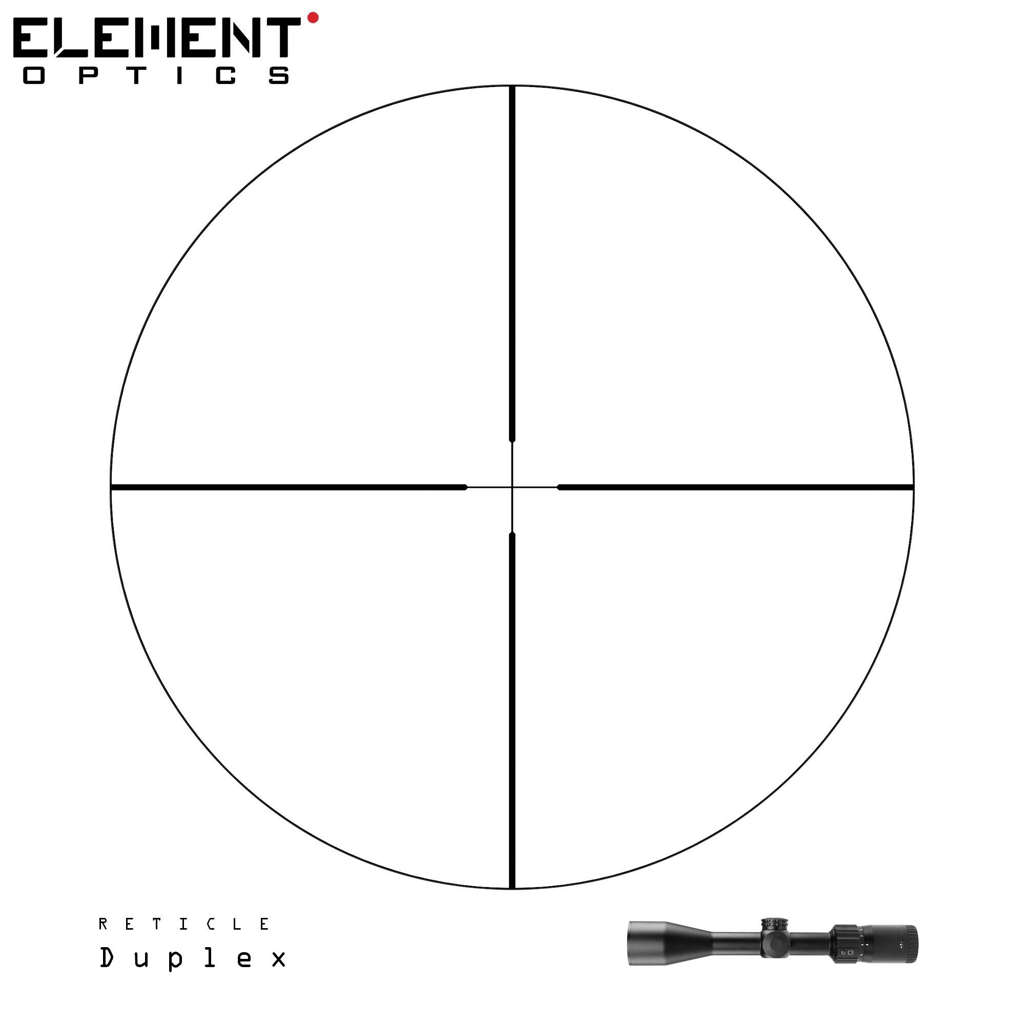Mira Element Optics Iris 3-9x40 SFP MOA (DUPLEX) 6/6