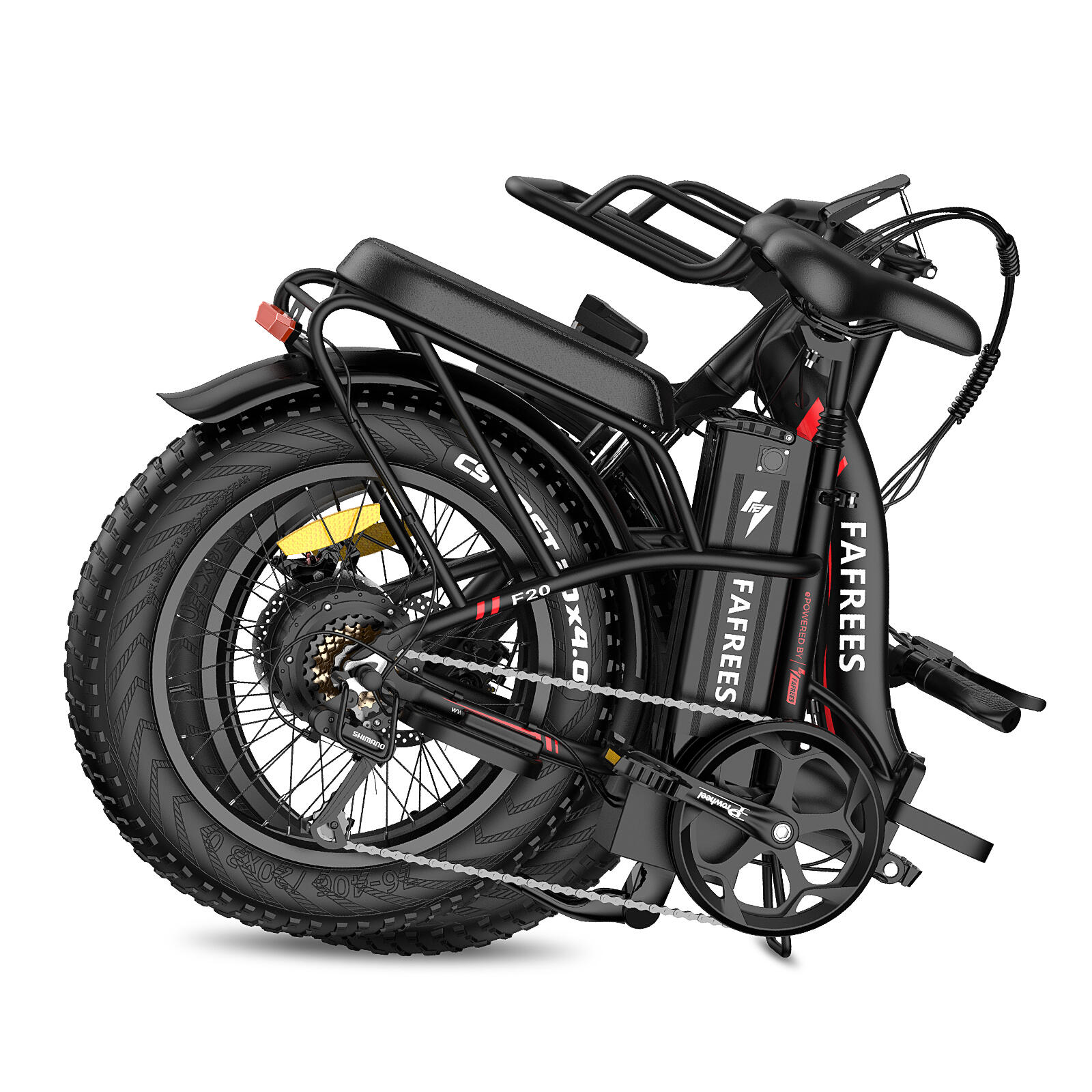 Bicicleta eléctrica plegable Fafrees F20 Max con batería de 48 V y 22,5 Ah 3/7