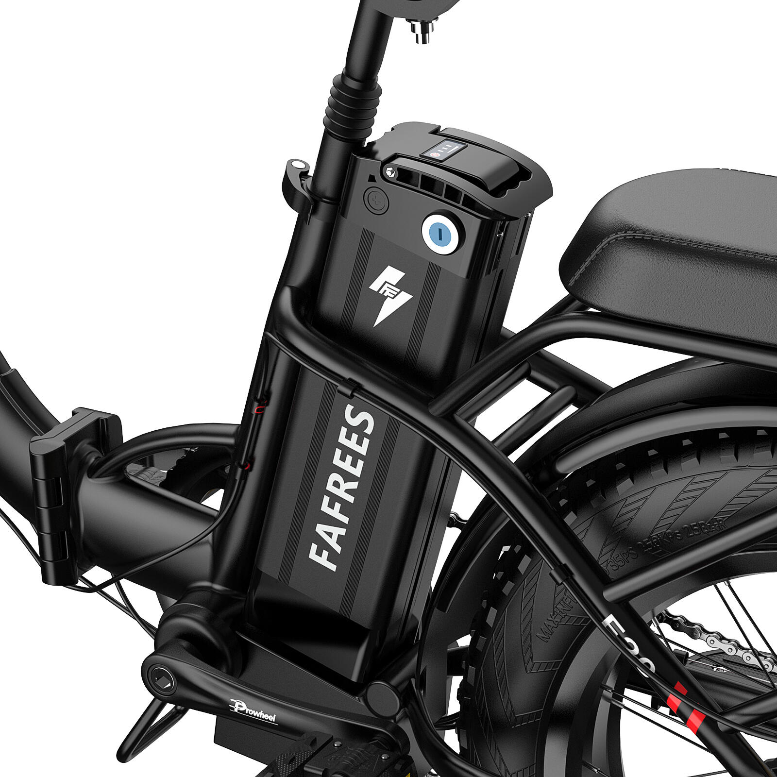 Bicicleta eléctrica plegable Fafrees F20 Max con batería de 48 V y 22,5 Ah 5/7