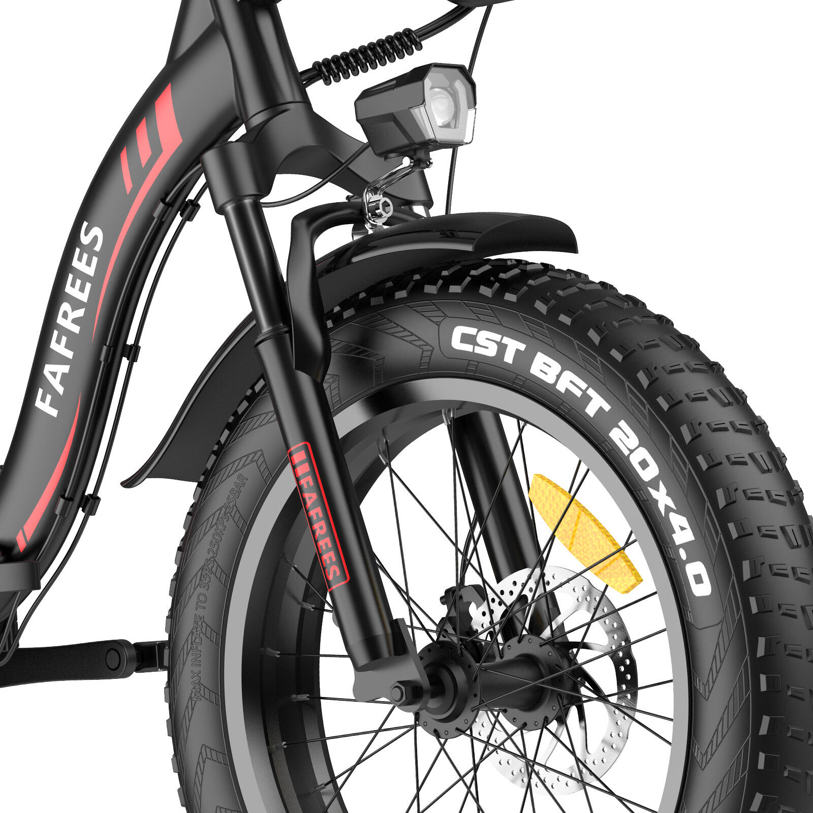 Bicicleta eléctrica plegable Fafrees F20 Max con batería de 48 V y 22,5 Ah 6/7