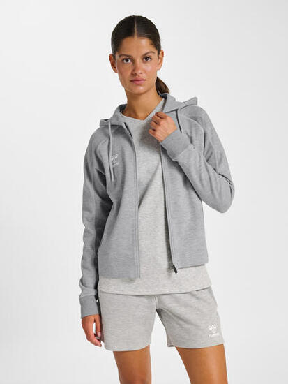 Reißverschluss Kapuzenpullover Hmlmove Damen