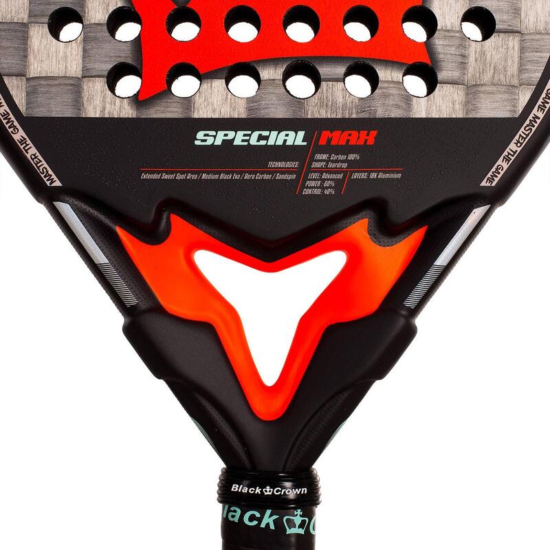 Black Crown Special Max Padel Rachetă Multicoloră