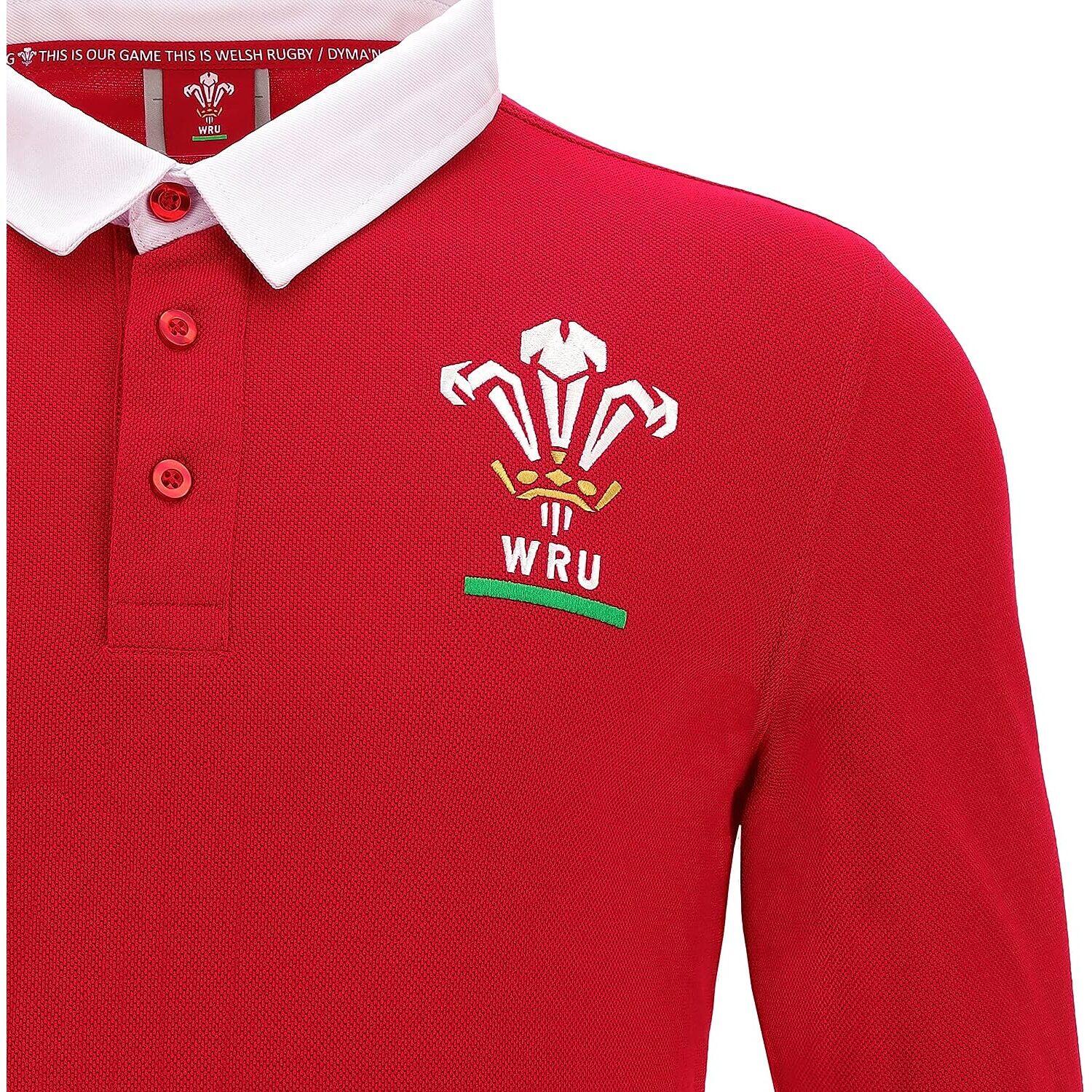Long sleeve jersey Pays de Galles Rugby XV Merch CA 3/4