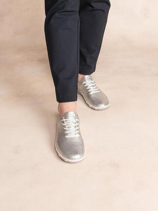 Baskets Femme - JAZARU Blanc/ecru