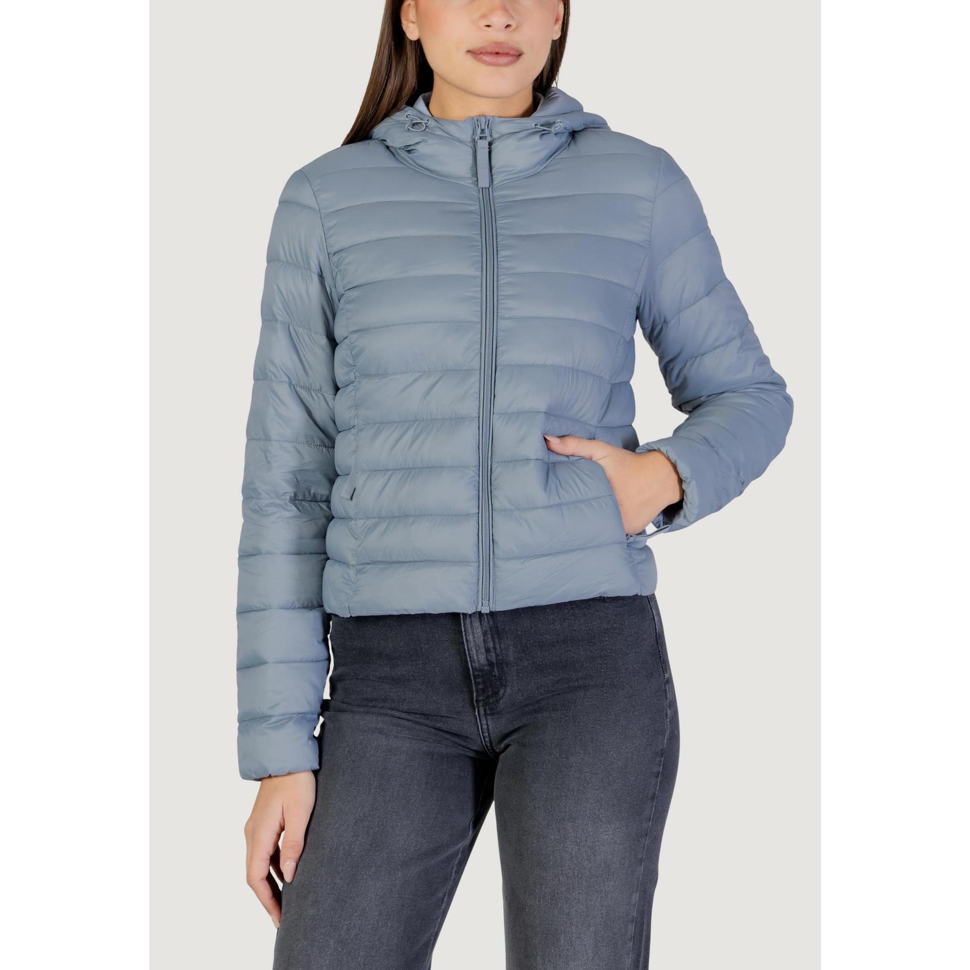 Only - Doudoune Duvet Onltahia Lw Quilted Hood Jkt Noos Otw Femme Bleu - Doudoune Synthétique - Bleu - Decathlon